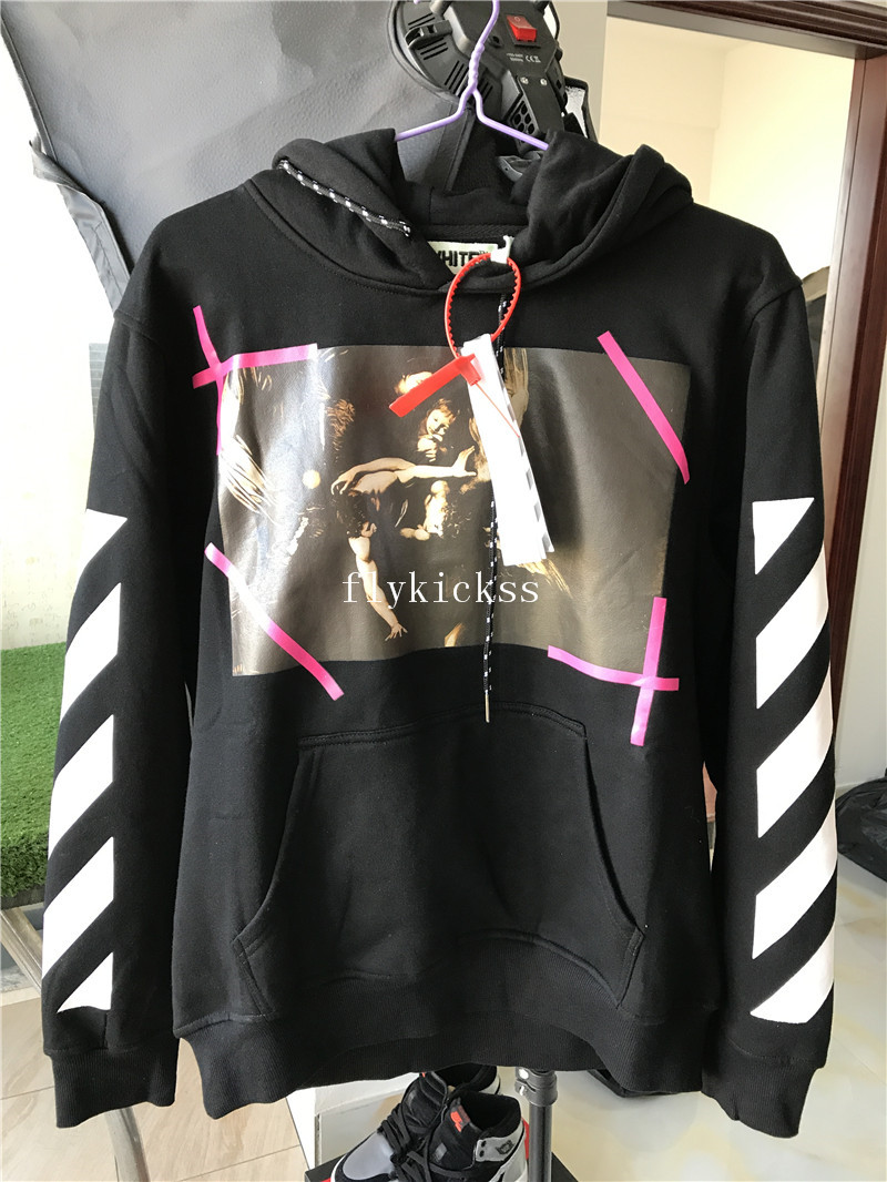 Off White OW Black Hoodie